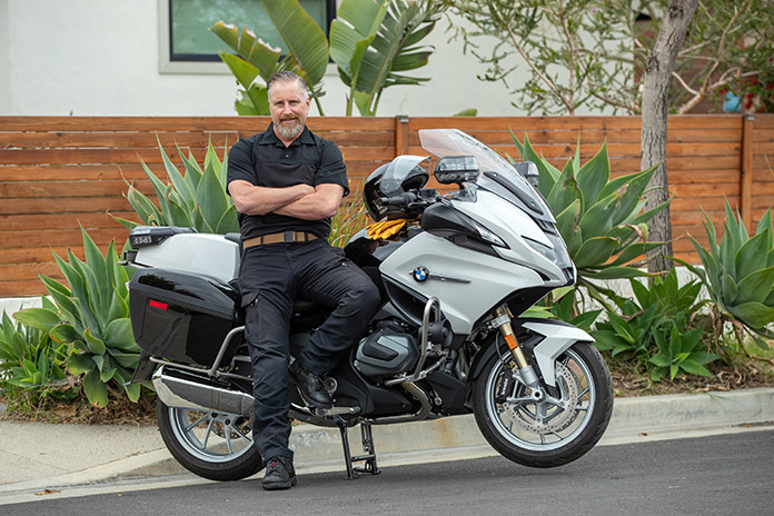 Quinn Redeker au rallye national de BMW MOA