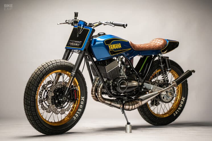 , Moto- Prêt à déchirer: un sublime Yamaha Rd350 Street Tracker de Virginie