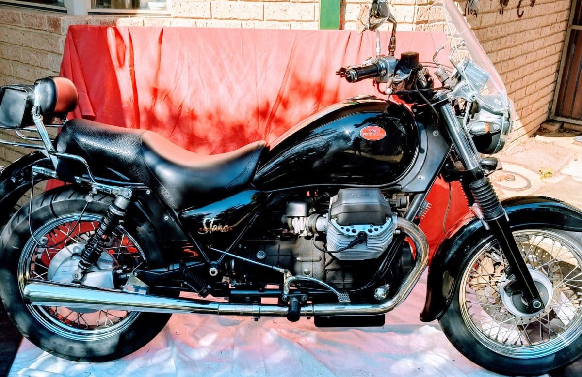 , Moto, 2001 Moto Guzzi California Stone Metal