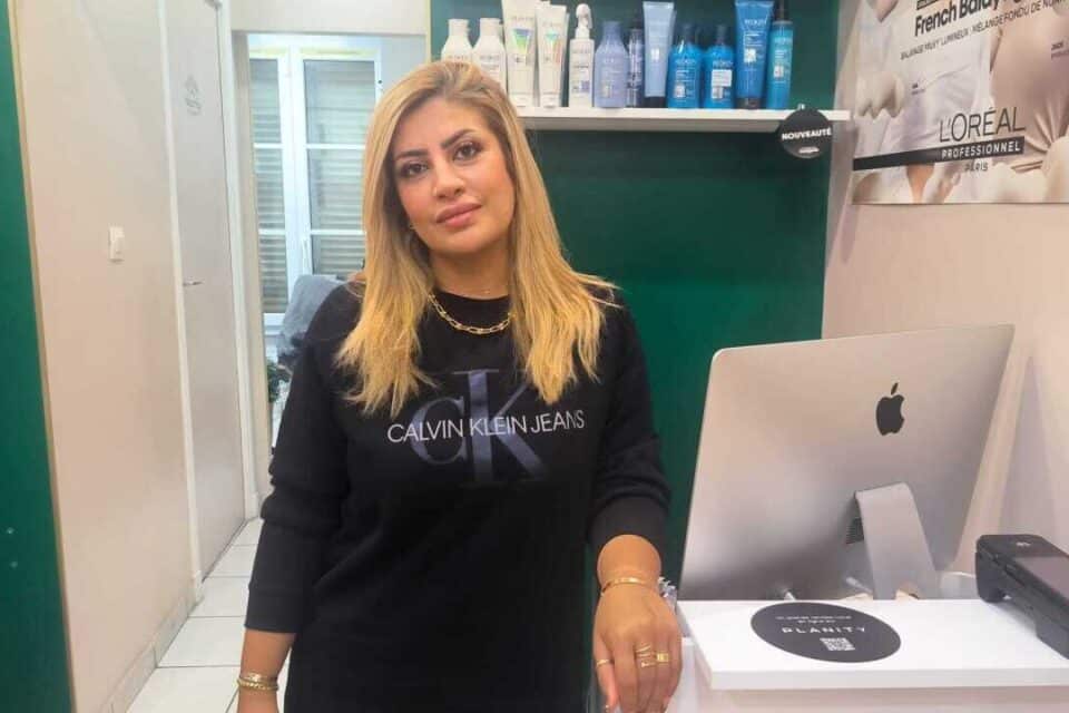 Sonia Ben Temam, gérante du salon de coiffure Color Secret, est ravie de cette réouverture.
