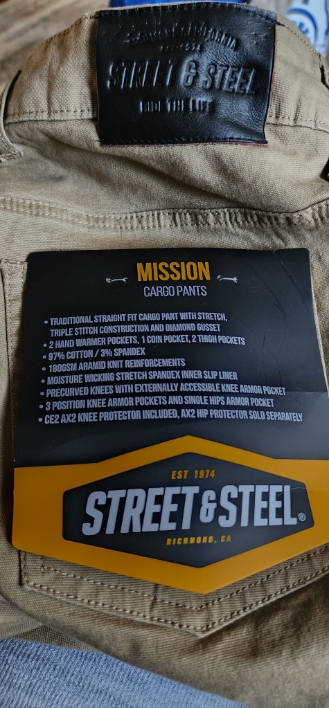 Pantalon moto ijustwant2ride street et acier