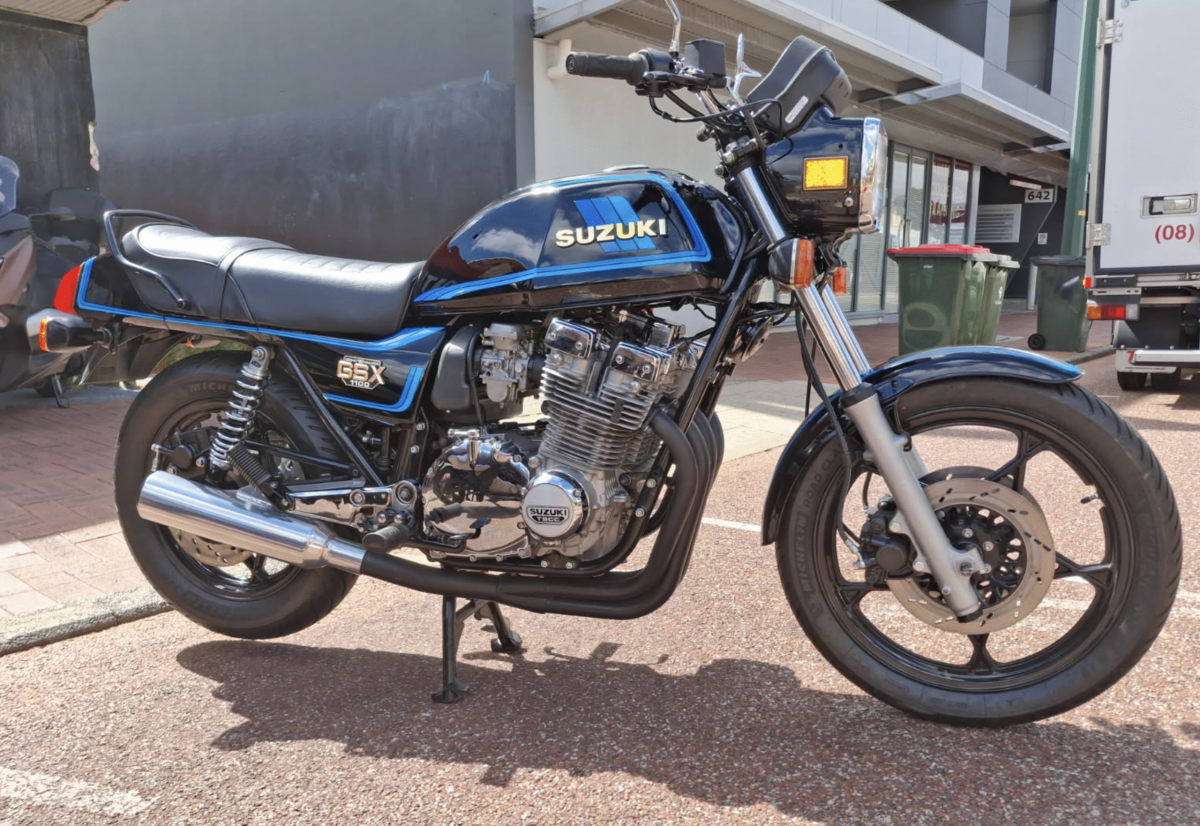, Moto; Suzuki GSX1100E 1981 – 22 990 $ • Les temps du hangar à vélos