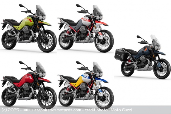 Moto Guzzi V85 Strada, TT et TT Travel Moto Guzzi V85 Strada, TT et TT Travel