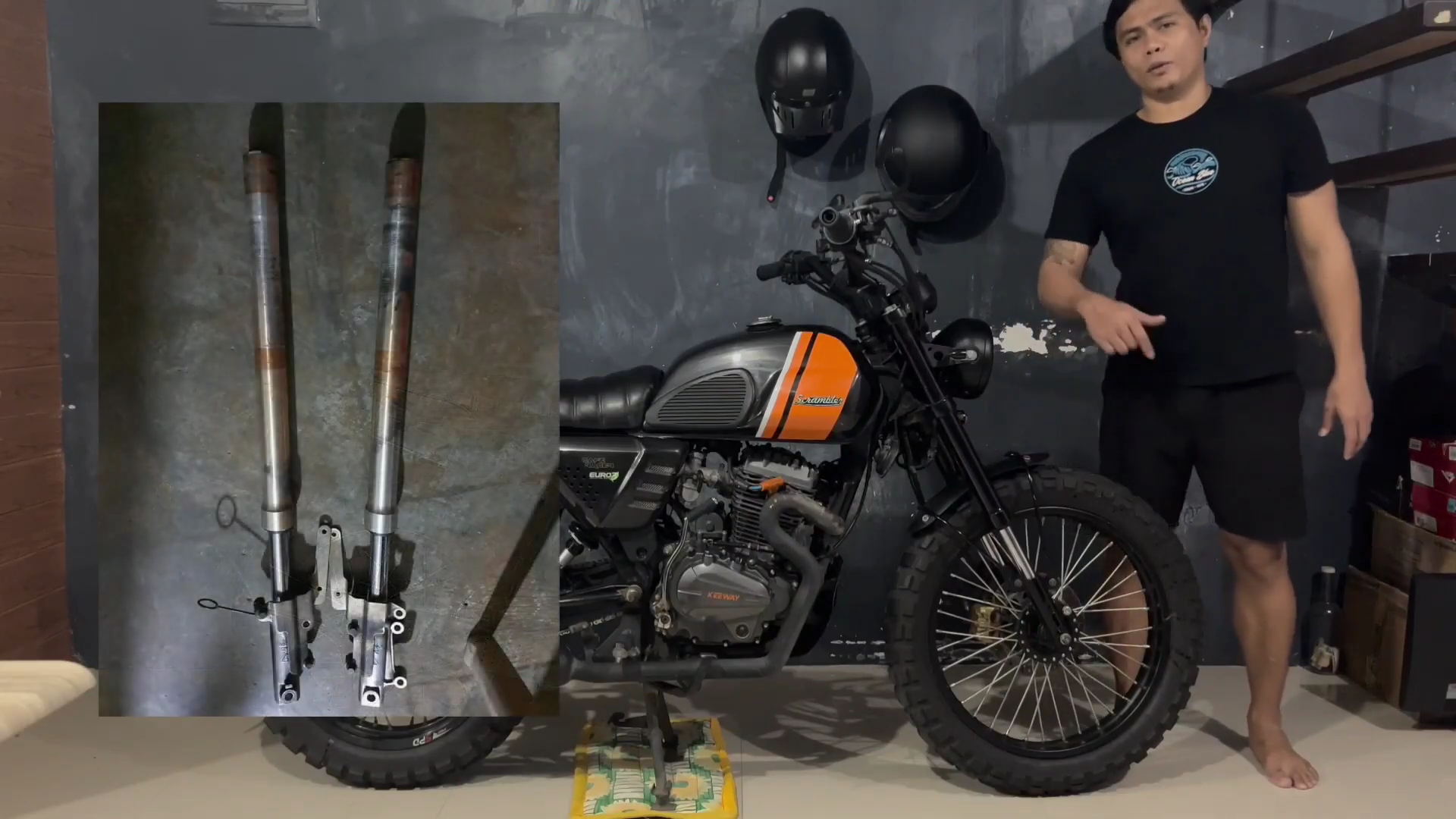 , Moto, Keeway Cafe Racer 152 : nouvelles mises à niveau, mods