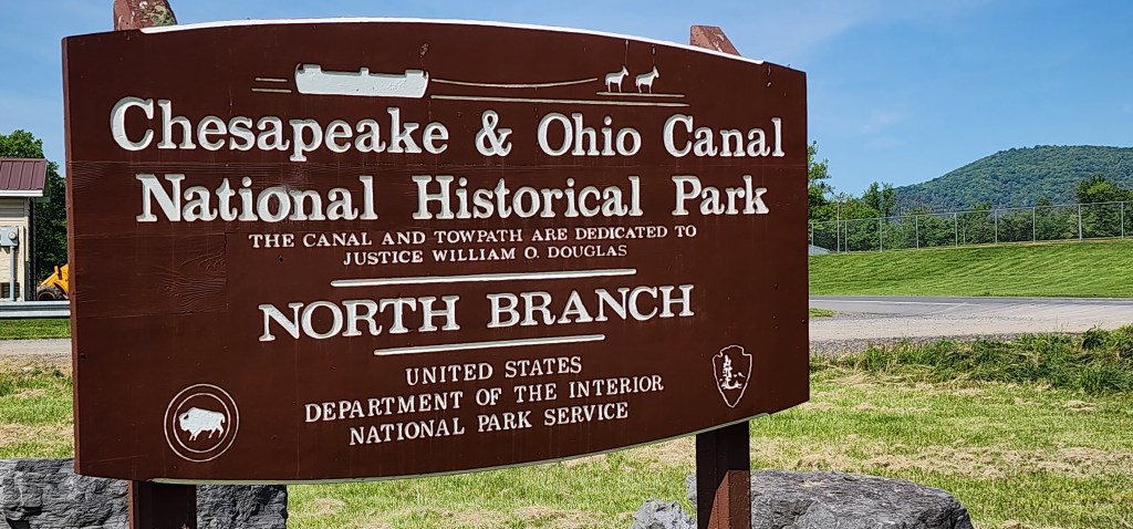 Balade en moto jusqu'à l'écluse 75 du canal C&O