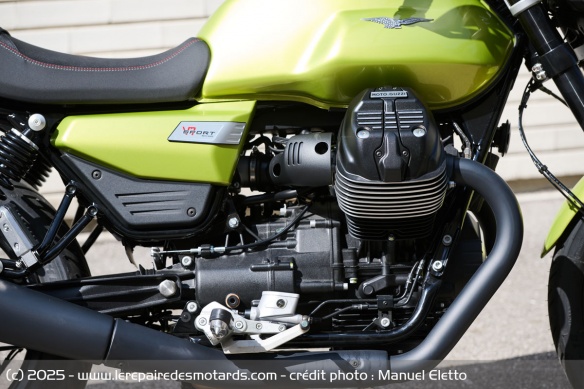 A l'image du reste de la moto, les finitions du moteur sont soignées