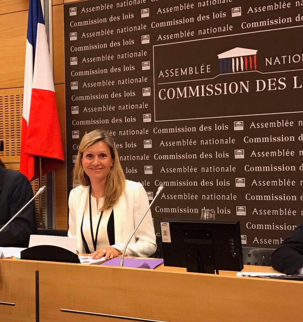 , Sartrouville; la députée Yaël Braun-Pivet comme à la maison